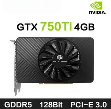 GTX 750 Ti 4GB GDDR5 Scheda Video Grafica NVIDIA MLLSE VGA DVI per Gaming PC