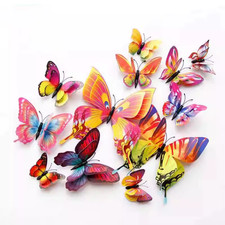 12pcs Artificiale Farfalle