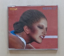 Cd Singolo MINA Resta Li 1997 Italia PDU PROMO RADIO