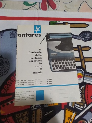 Pubblicità 1964 antares - 1964,