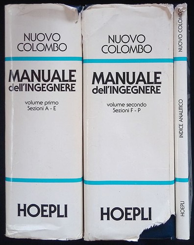 Manuale dell ingegnere tre - dell'ingegnere.,