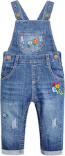 Salopette Di Jeans per Bebè