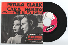 7" PETULA CLARK 45 giri CARA FELICITA' / COSA CERCHI NEL MONDO Vogue ITA 1967 NM