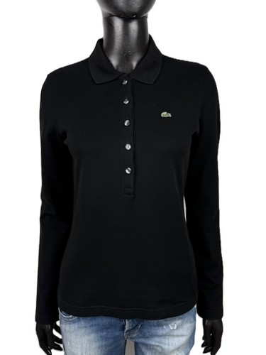 Lacoste polo donna s nera - 40,