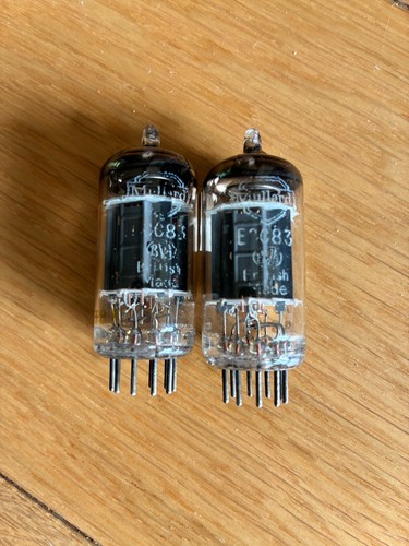 Coppia tubi valvole ecc83 - valvole,
