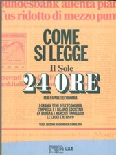 COME SI LEGGE IL SOLE 24 ORE