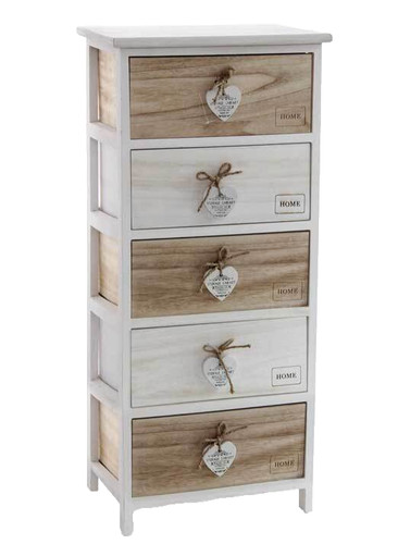 Cassettiera legno cassetti - cassettiera,