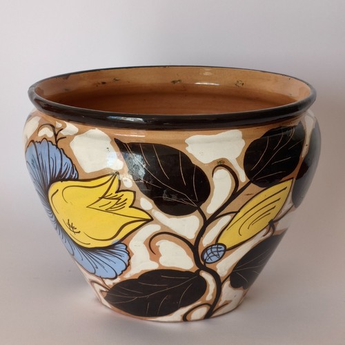 Cache pot maiolica stile - in,