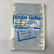 Catalogo vintage tele - catalogo,