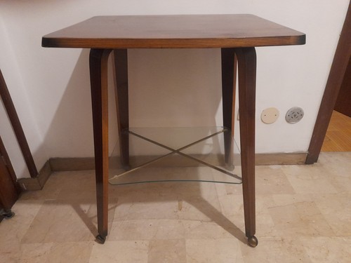 Tavolino vintage legno con - in,
