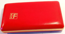 FULGOR SUISSE MADE -SCATOLA PER OROLOGIO-VINTAGE-D'EPOCA-RARE WATCH BOX-USATA