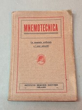 MNEMOTECNICA  prima edizione