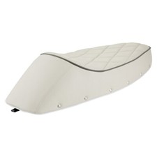 Sella SEDILE sportiva SIP Diamond per Vespa 125 150 200 PX PE GT SPRINT BIANCO