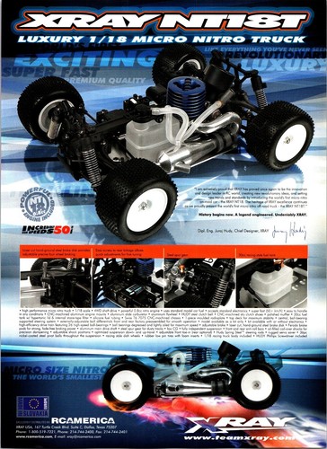 Xray nt18t micro 18 nitro - xray,