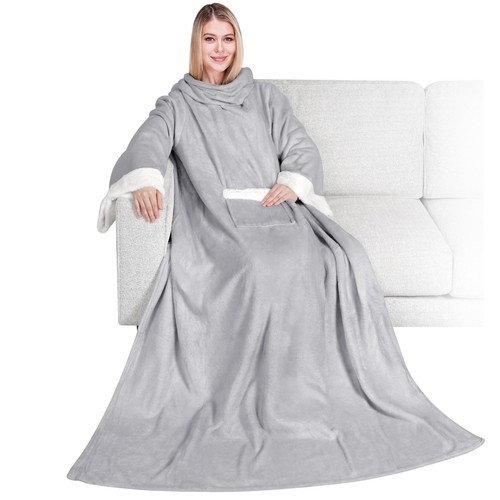 Coperta pile con maniche - coperta, in