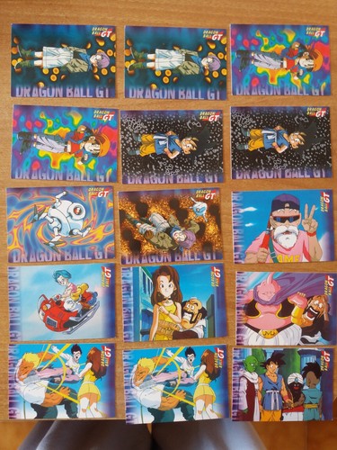 Lotto 126 carte dragonball - dragonball, gt