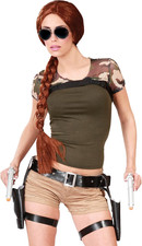 | Fondina Doppia Con Pistole Giocattolo - Accessorio per Costume Da Poliziotto, 