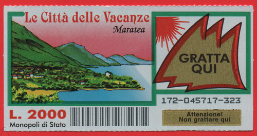 Gratta vinci lotteria - vinci,