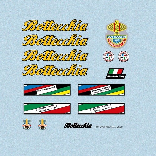 Bottecchia decalcomanie bici - decalcomanie,