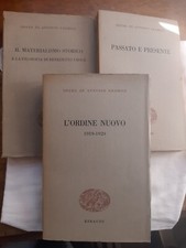 Antonio Gramsci Il Materialismo Storico, Passato E Presente, L' Ordine Nuovo 