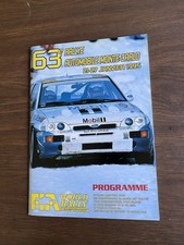 Programme 63eme Rallye Monté