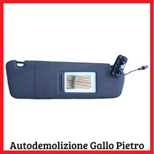 Aletta parasole nera DX destra AUDI q7 2006 4l 4lb 3.0 tdi quattro tuning