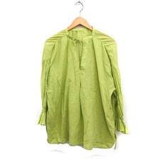 Camicetta oversize SIMPLICITE in cotone verde chiaro manica a 3/4 usata