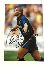 AUTOGRAFO ADRIANO L'IMPERATORE MAGLIA FC INTER MILANO FOTO HAND SIGNED BRAZIL 04