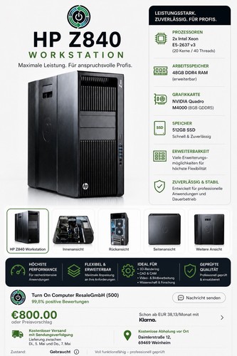 Workstation z840 2x xeon - z840,
