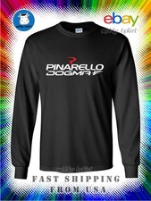 T-shirt uomo manica lunga logo Pinarello Dogma F2 maglietta americana nuova