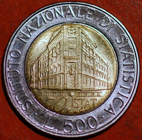 Italy 500 lire t 1996 - italy,