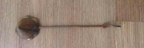 Candela rame vintage lunga - candela,