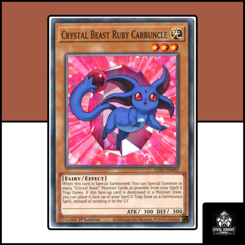 Crystal beast ruby carbuncle - beast,