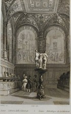 Siena Stampa antica Veduta