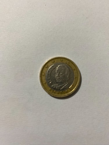 2001 spanish euro coin - 2001, 1