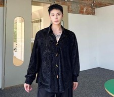 Camicia uomo calda moda bavero