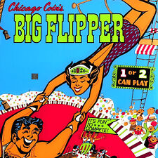 Chicago Coin Big Flipper flipper gioco retroglass ORIGINALE NOS