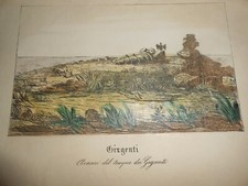 1850 LITOGRAFIA AGRIGENTO
