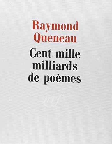 Cent mille milliards - de, poemes