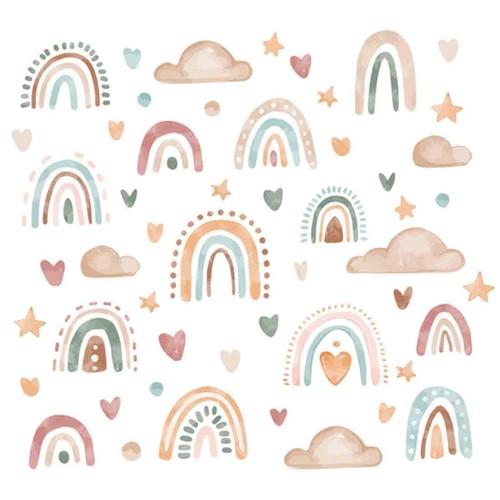 Arcobaleno cuori bohémien - arcobaleno,,
