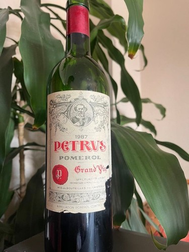 Bottiglia vino vuota - vuota, petrus