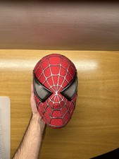 1:1 Sam Raimi Spiderman Mask 3d Rubber Web, indossabile Movie Prop Replica