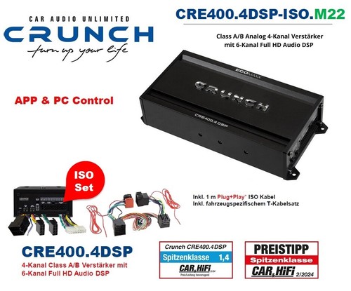 Amplificatore dsp crunch - amplificatore,