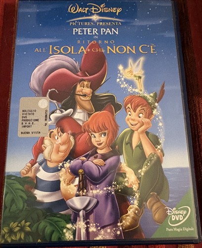 Dvd disney peter - disney, ritorno