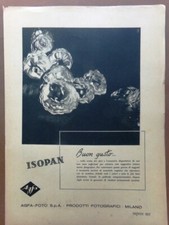 Pubblicità del 1943 Isopan Agfa Fotografia Milano