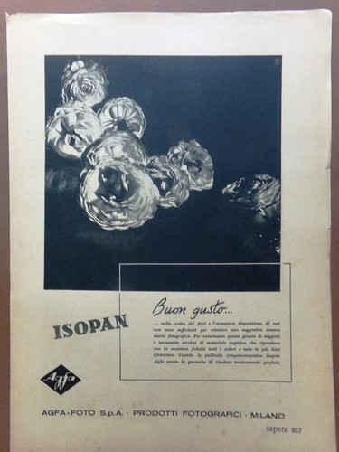 Pubblicità del 1943 - , isopan