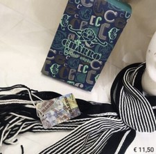 Charro-Sciarpa Unisex Taglia Uica-a Righe Multicolore-Materiale Acrilico-170 cm