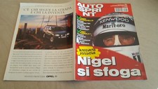 AUTOSPRINT 1995 N 21 MANSEL SI SFOGA - ROGER PENSKE - SUPERTURISMO A MONZA 8/17