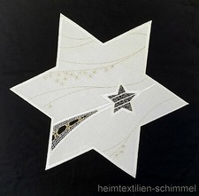 PIZZO BLU ® tovaglia NATALE tovaglia STELLA tovaglia 35 cm decorazione