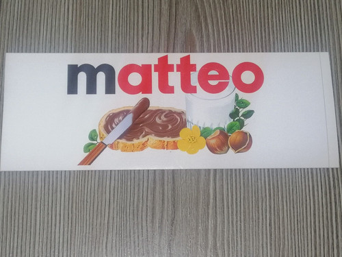 Adesivo nutella originale - nutella, nome